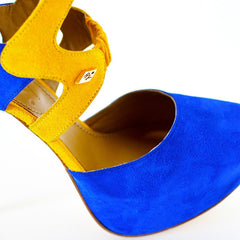 Eye-catching Wonderful Blue and Yellow Sandal