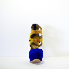 Eye-catching Wonderful Blue and Yellow Sandal